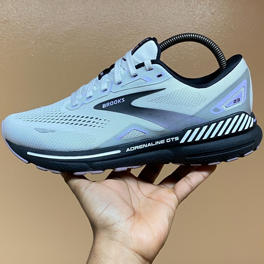 Brooks Adrenaline GTS 23 “Gray Black Purple” Size 10 Medium - Picture 6 of 17
